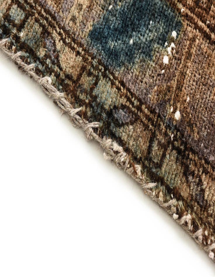 Detail image of 4' 2 x 6' 3  Hand Knotted Ultra Vintage Persian Wool Rug