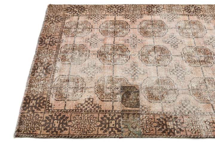 4' x 6' 5 Hand Knotted Ultra Vintage Persian Wool Rug