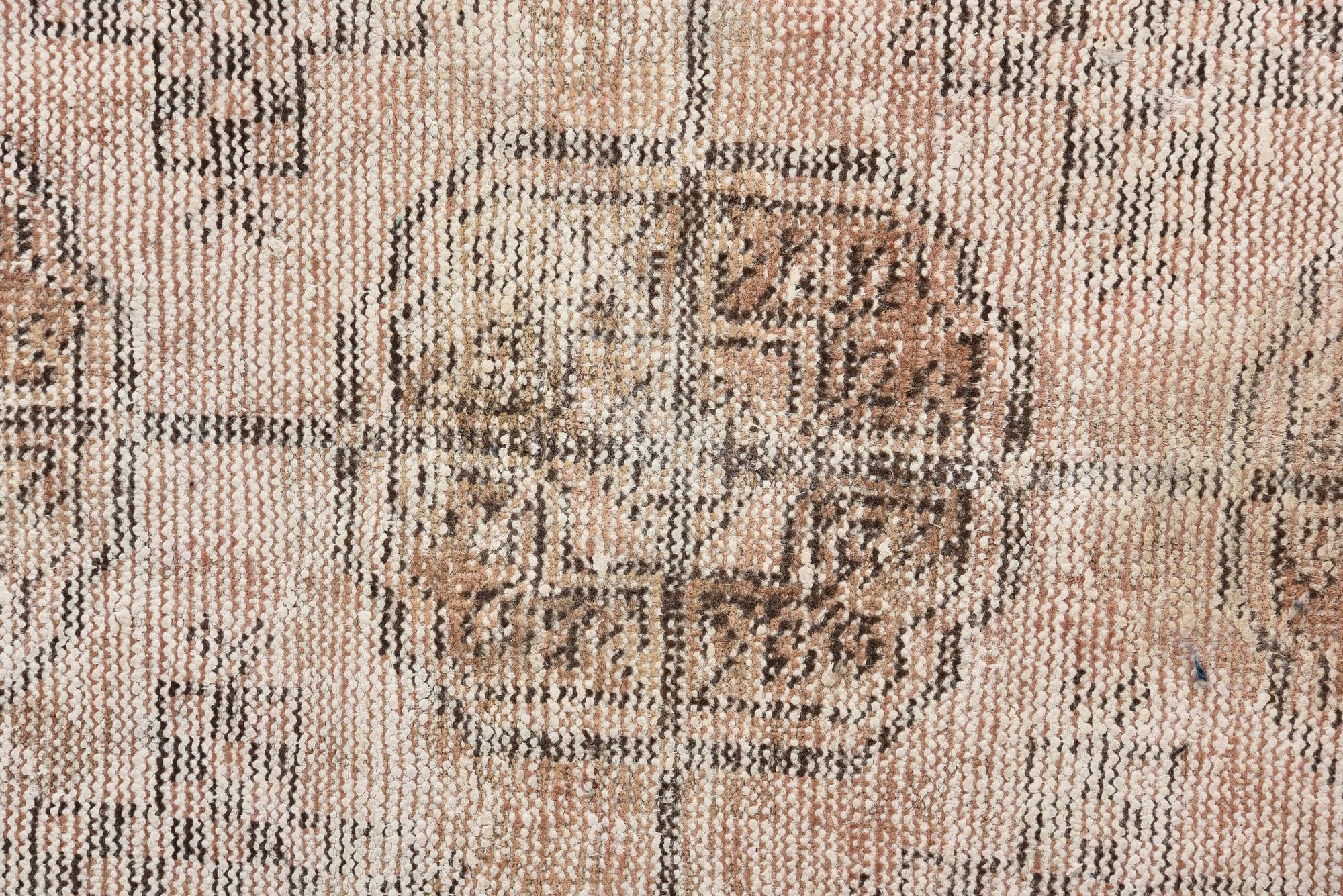 4' x 6' 5 Hand Knotted Ultra Vintage Persian Wool Rug