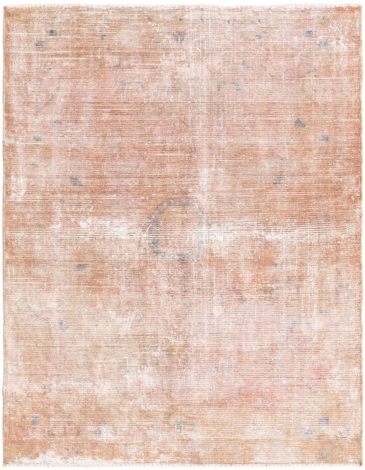 Detail image of 4' 6 x 6' 8 Hand Knotted Ultra Vintage Persian Wool Rug
