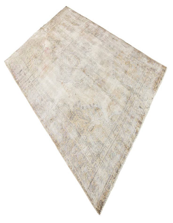 Detail image of 6' x 9' 6  Hand Knotted Ultra Vintage Persian Wool Rug