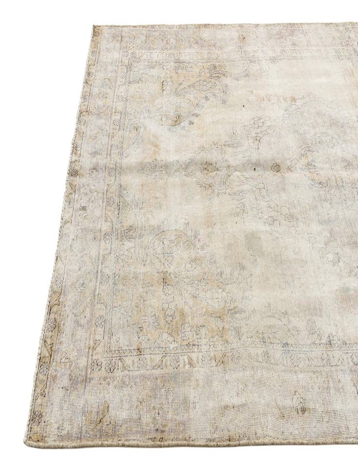 Detail image of 6' x 9' 6  Hand Knotted Ultra Vintage Persian Wool Rug