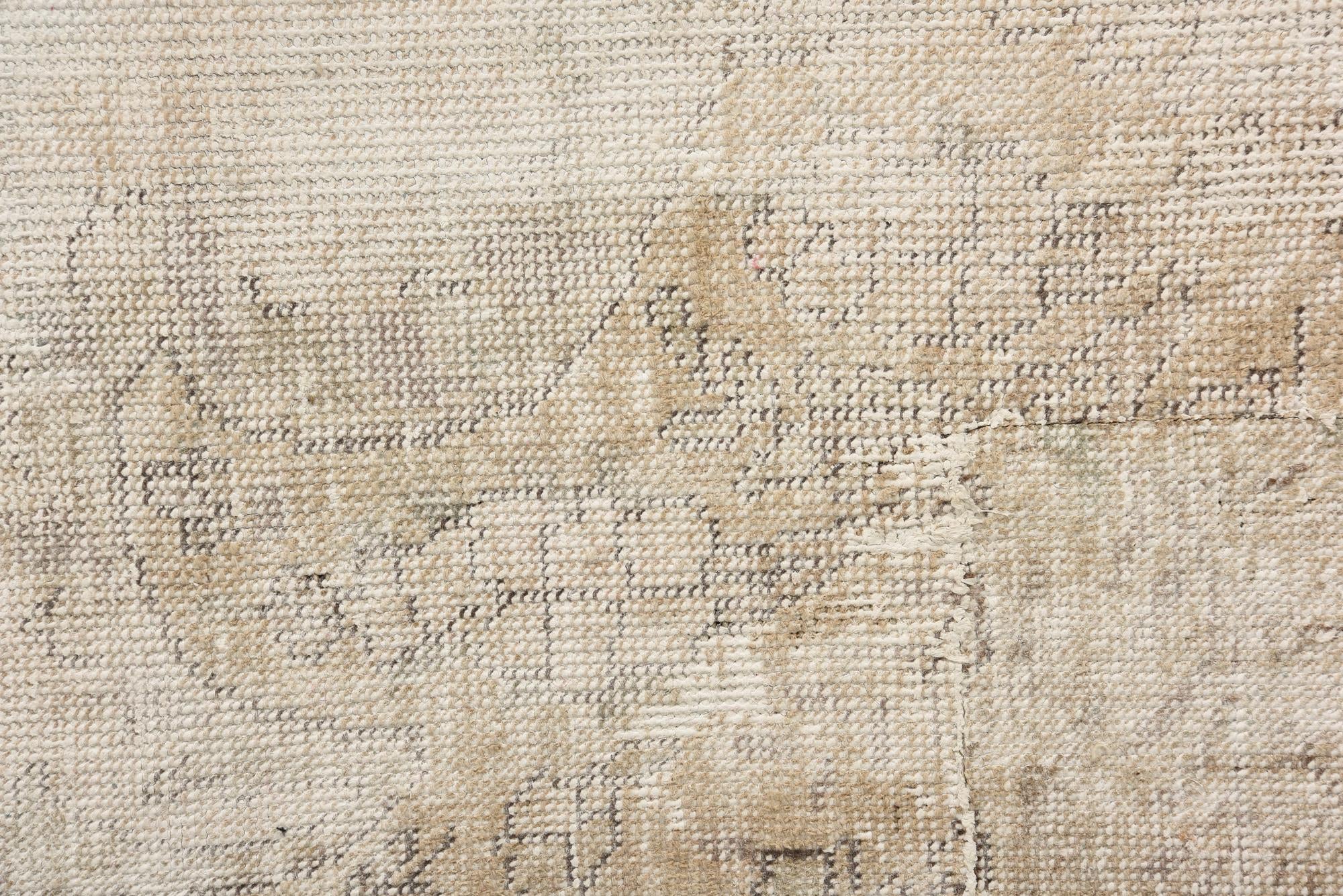 6' x 9' 6 Hand Knotted Ultra Vintage Persian Wool Rug