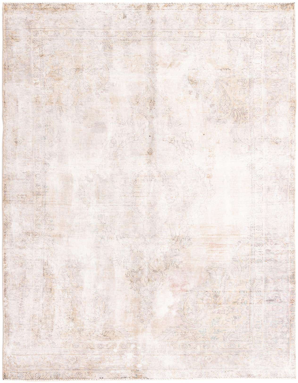 Primary image 6' x 9' 6  Hand Knotted Ultra Vintage Persian Wool Rug