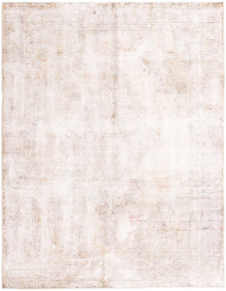 Detail image of 6' x 9' 6 Hand Knotted Ultra Vintage Persian Wool Rug