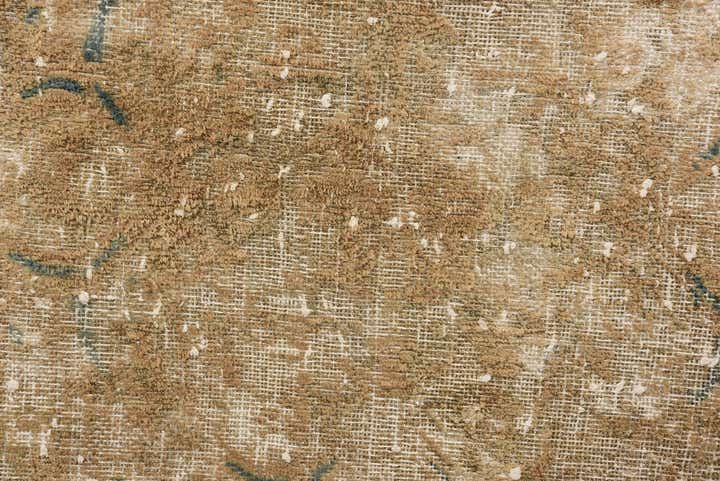 9' 1 x 13' Hand Knotted Ultra Vintage Persian Wool Rug