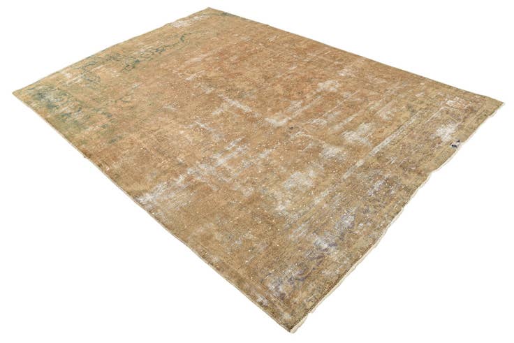 Detail image of 6' 3 x 9' 2 Hand Knotted Ultra Vintage Persian Wool Rug