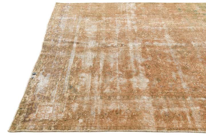 6' 3 x 9' 2 Hand Knotted Ultra Vintage Persian Wool Rug