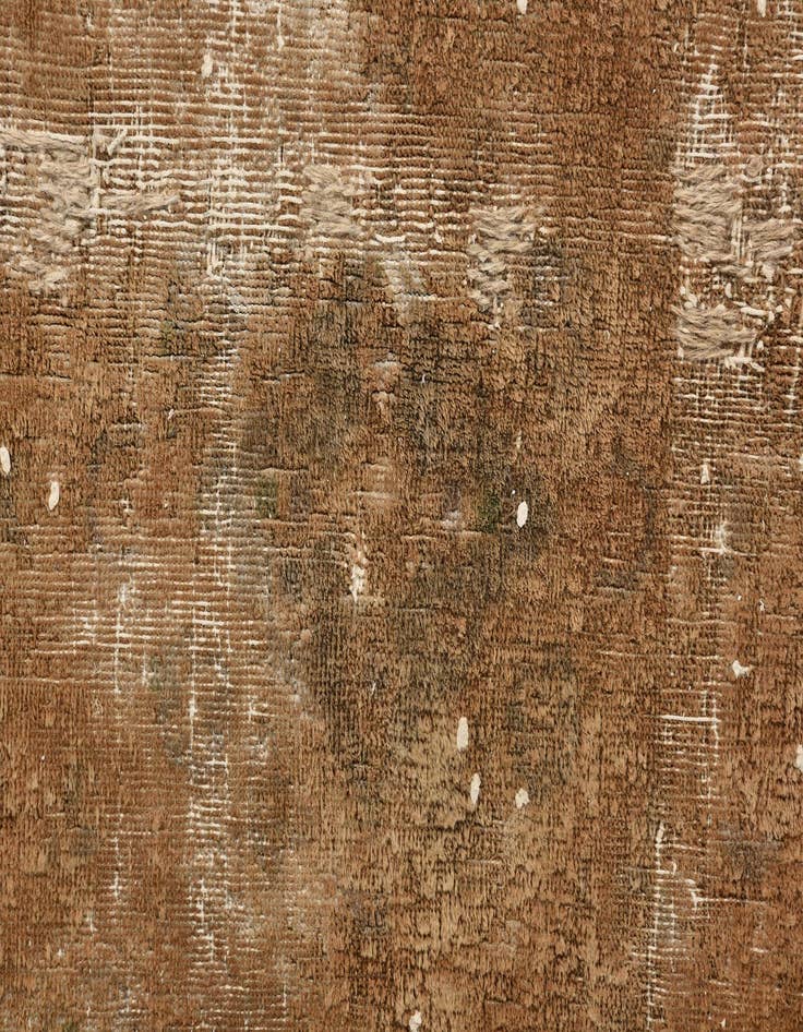 Detail image of 6' 3 x 9' 2  Hand Knotted Ultra Vintage Persian Wool Rug