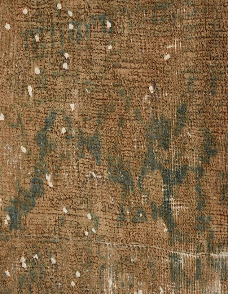 Detail image of 6' 3 x 9' 2  Hand Knotted Ultra Vintage Persian Wool Rug