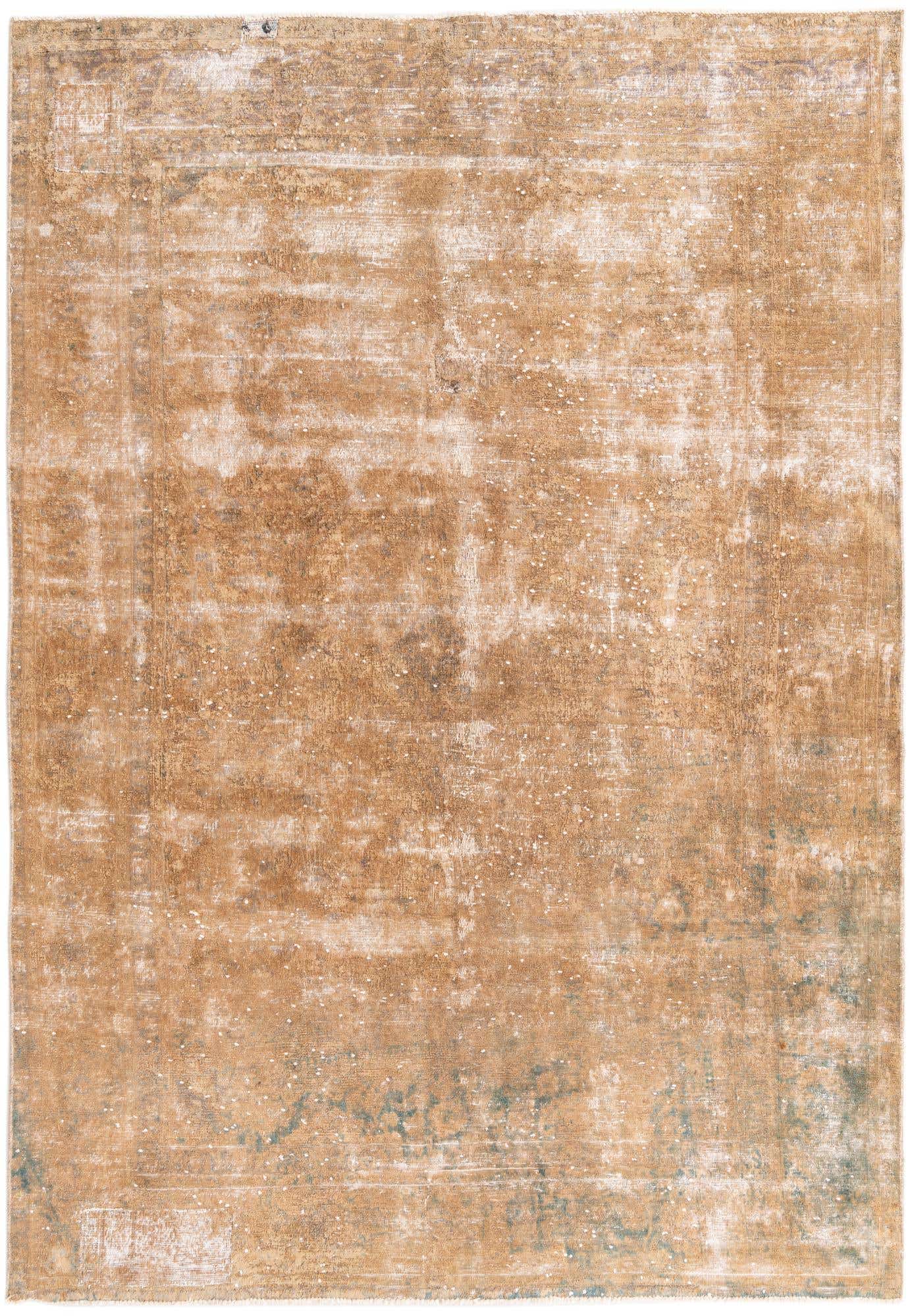 6' 3 x 9' 2 Hand Knotted Ultra Vintage Persian Wool Rug