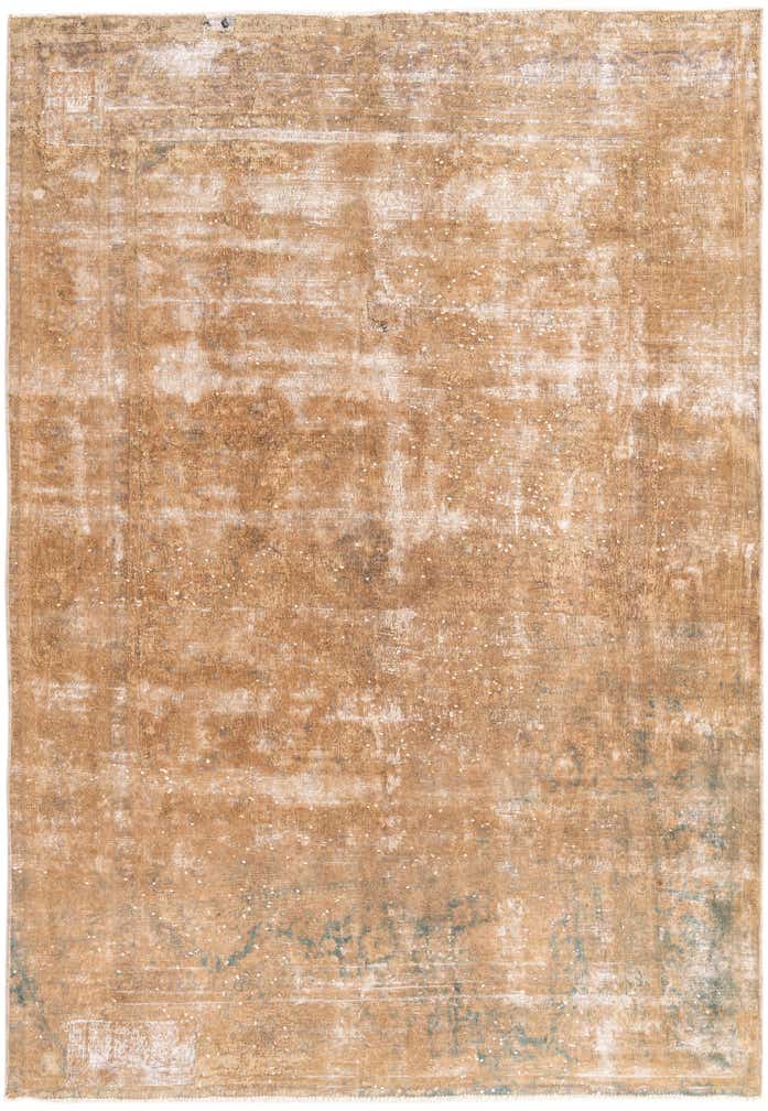 6' 3 x 9' 2 Hand Knotted Ultra Vintage Persian Wool Rug
