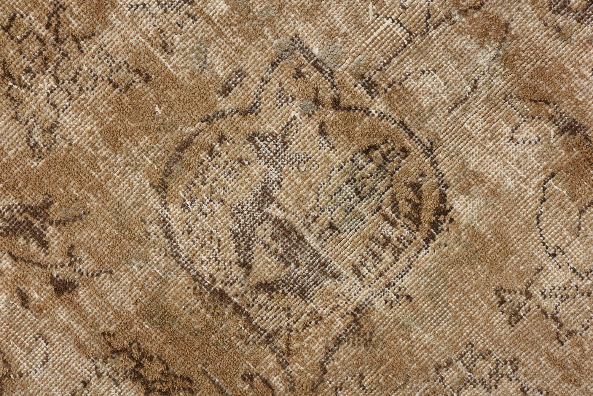 8' 1 x 11' 4 Hand Knotted Ultra Vintage Persian Wool Rug