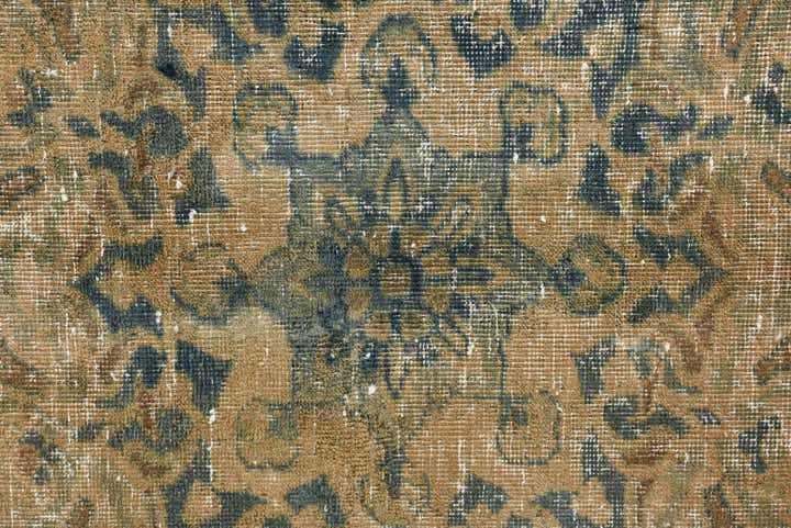 8' 6 x 11' 9 Hand Knotted Ultra Vintage Persian Wool Rug