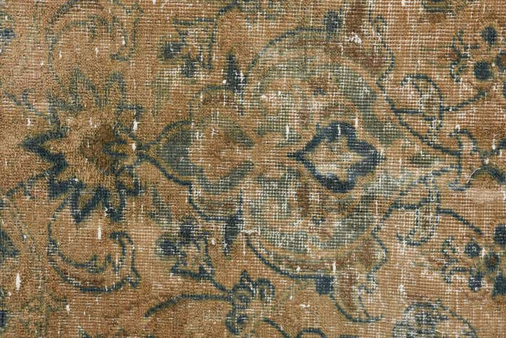 8' 6 x 11' 9 Hand Knotted Ultra Vintage Persian Wool Rug