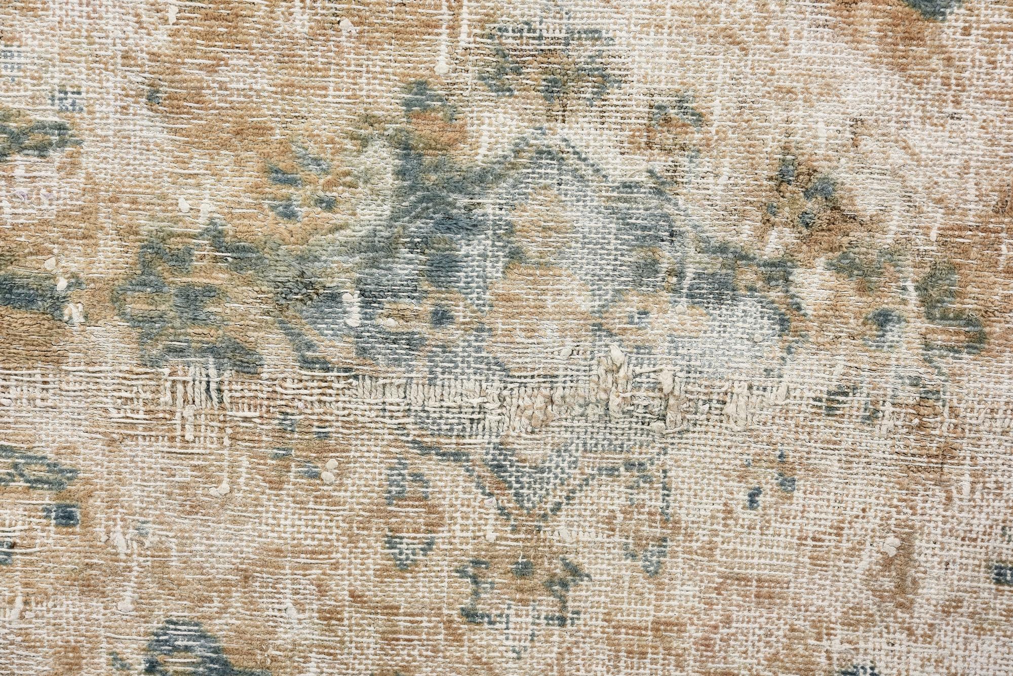 6' x 9' 3 Hand Knotted Ultra Vintage Persian Wool Rug