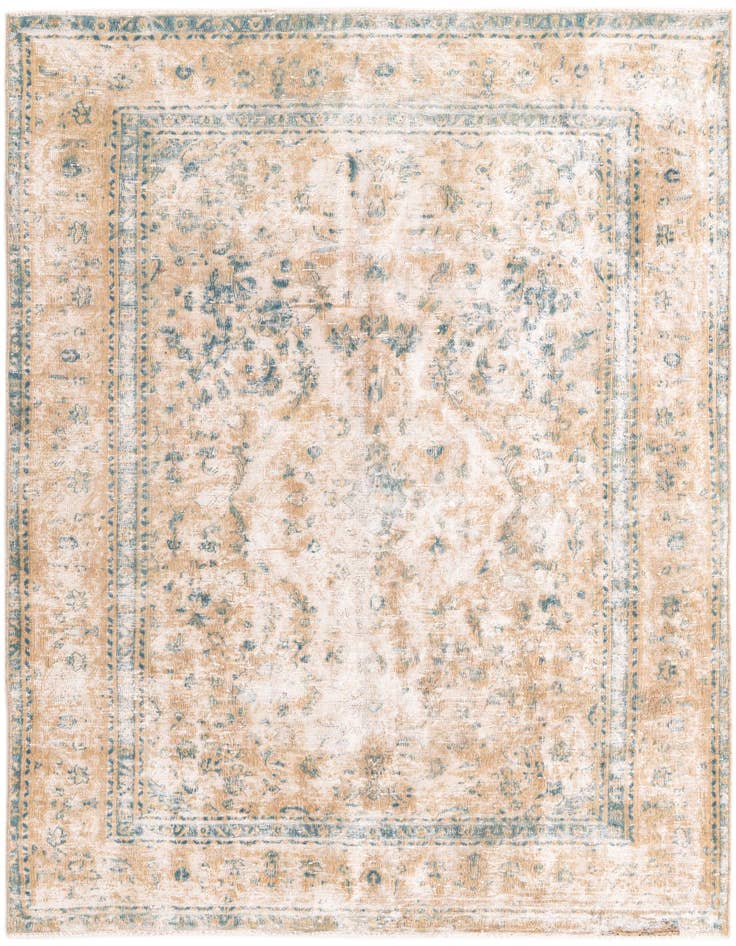 Detail image of 6' x 9' 3 Hand Knotted Ultra Vintage Persian Wool Rug