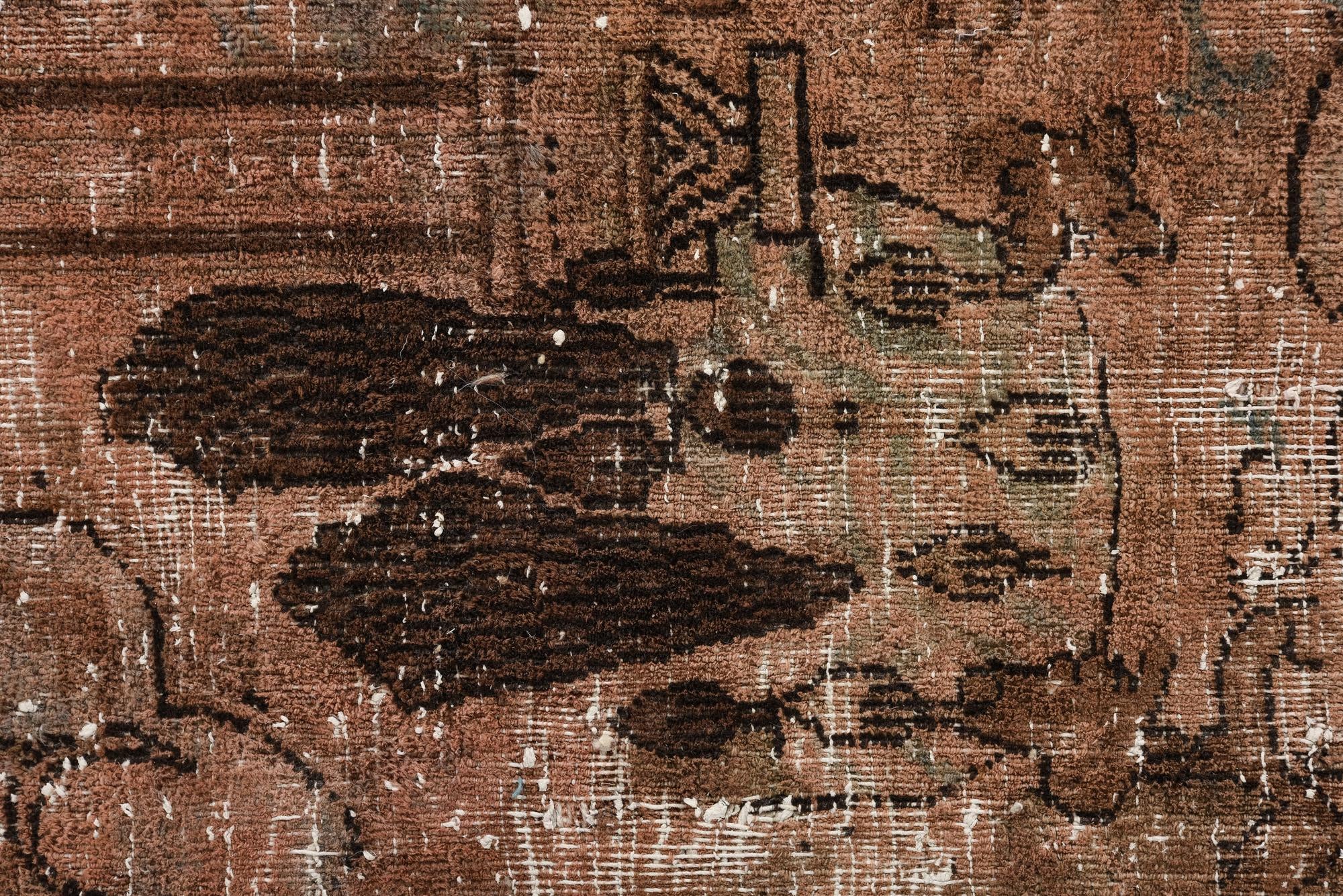 9' 4 x 12' Hand Knotted Ultra Vintage Persian Wool Rug