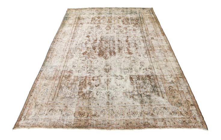 Detail image of 9' 9 x 13' 3 Hand Knotted Ultra Vintage Persian Wool Rug