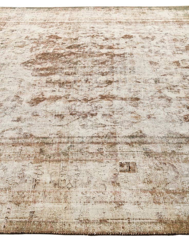 Detail image of 9' 9 x 13' 3  Hand Knotted Ultra Vintage Persian Wool Rug