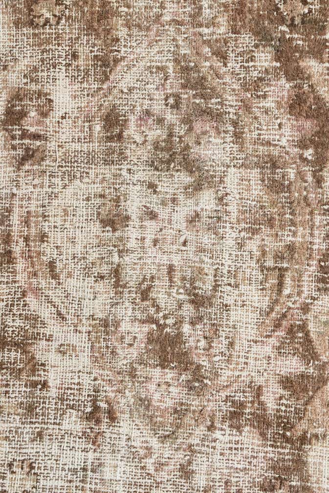 9' 9 x 13' 3 Hand Knotted Ultra Vintage Persian Wool Rug