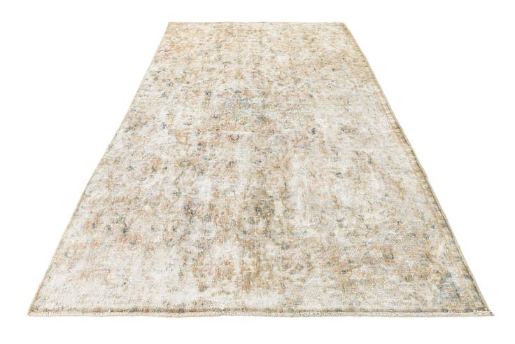 Detail image of 5' 5 x 9' 6 Hand Knotted Ultra Vintage Persian Wool Rug