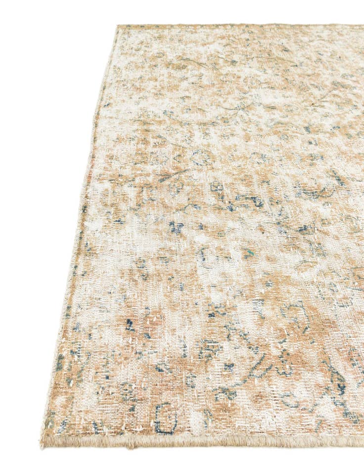 Detail image of 5' 5 x 9' 6  Hand Knotted Ultra Vintage Persian Wool Rug