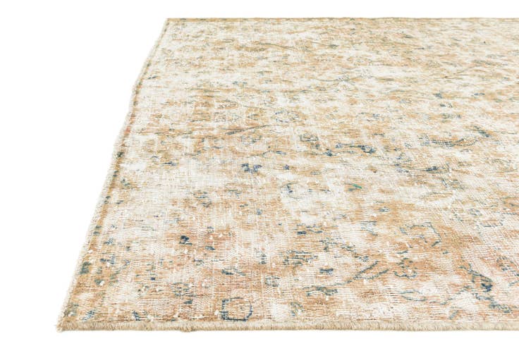 Detail image of 5' 5 x 9' 6 Hand Knotted Ultra Vintage Persian Wool Rug
