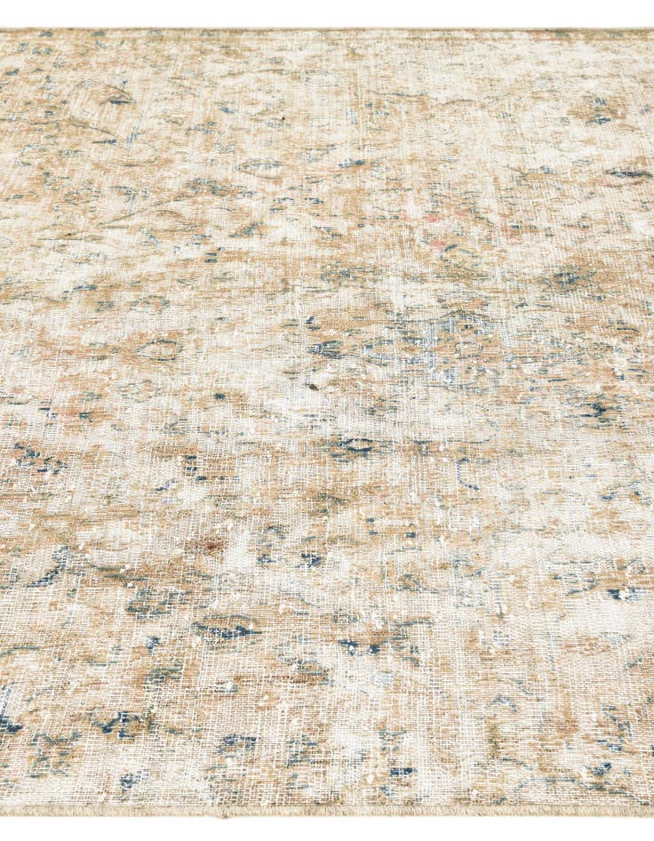 Detail image of 5' 5 x 9' 6  Hand Knotted Ultra Vintage Persian Wool Rug