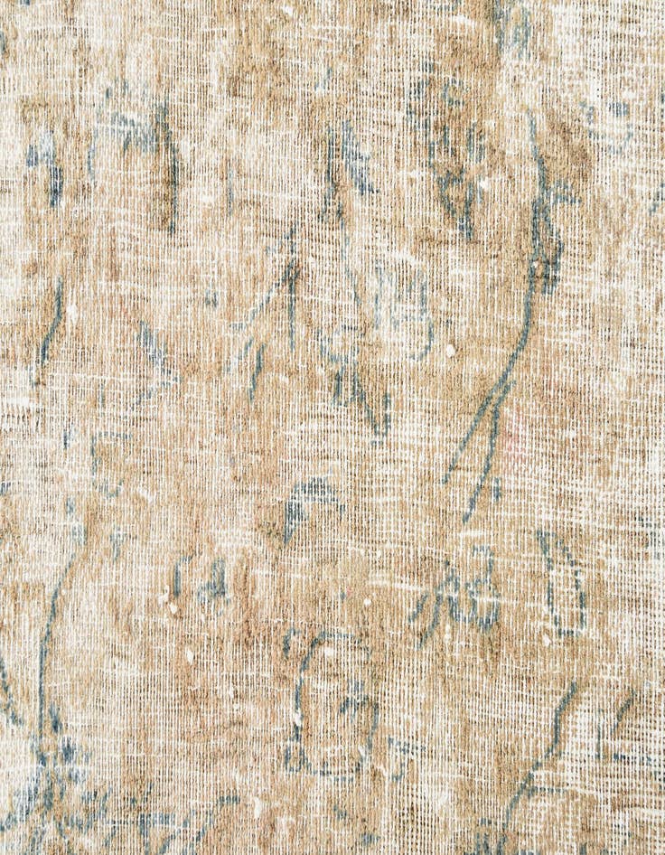 Detail image of 5' 5 x 9' 6  Hand Knotted Ultra Vintage Persian Wool Rug