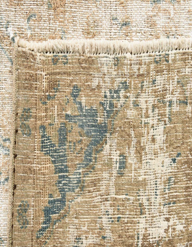 Detail image of 5' 5 x 9' 6  Hand Knotted Ultra Vintage Persian Wool Rug