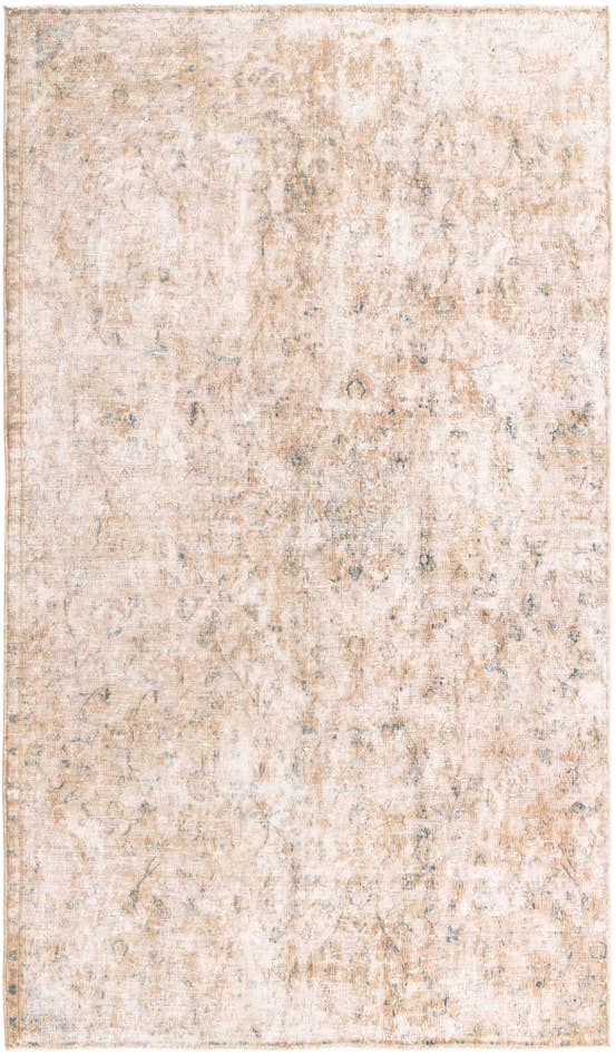 Detail image of 5' 5 x 9' 6 Hand Knotted Ultra Vintage Persian Wool Rug