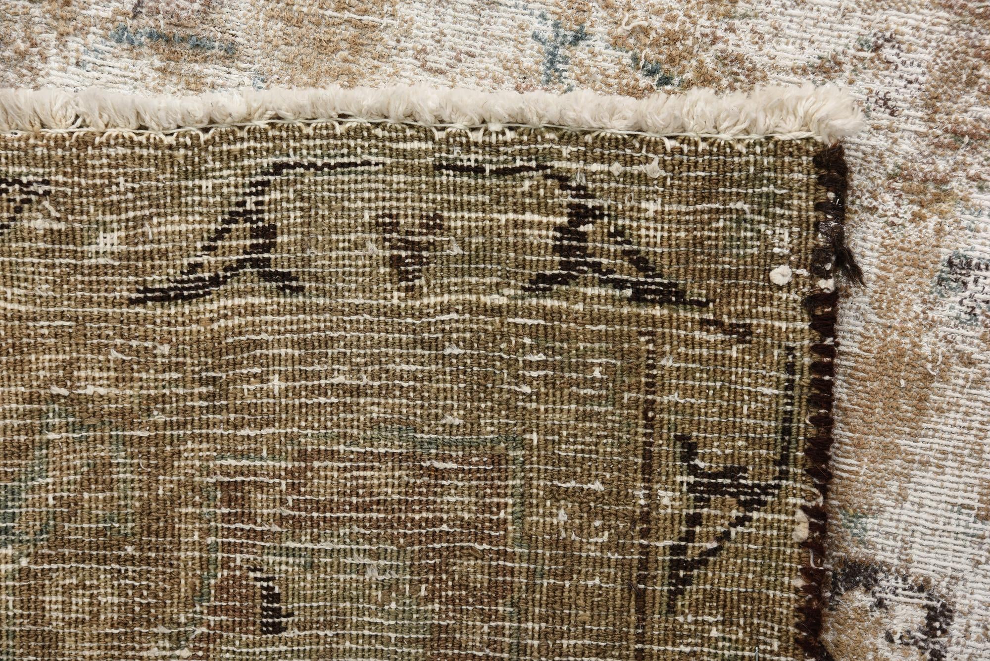 7' 5 x 11' 4 Hand Knotted Ultra Vintage Persian Wool Rug
