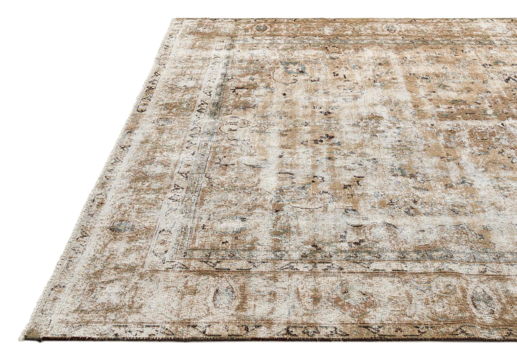 7' 5 x 11' 4 Hand Knotted Ultra Vintage Persian Wool Rug