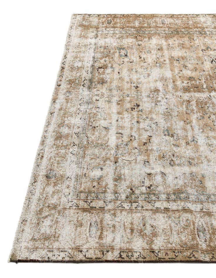 Detail image of 7' 5 x 11' 4  Hand Knotted Ultra Vintage Persian Wool Rug