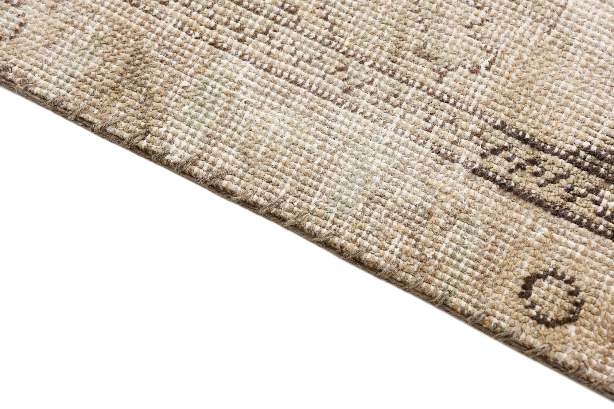 7' 3 x 10' 2 Hand Knotted Ultra Vintage Persian Wool Rug