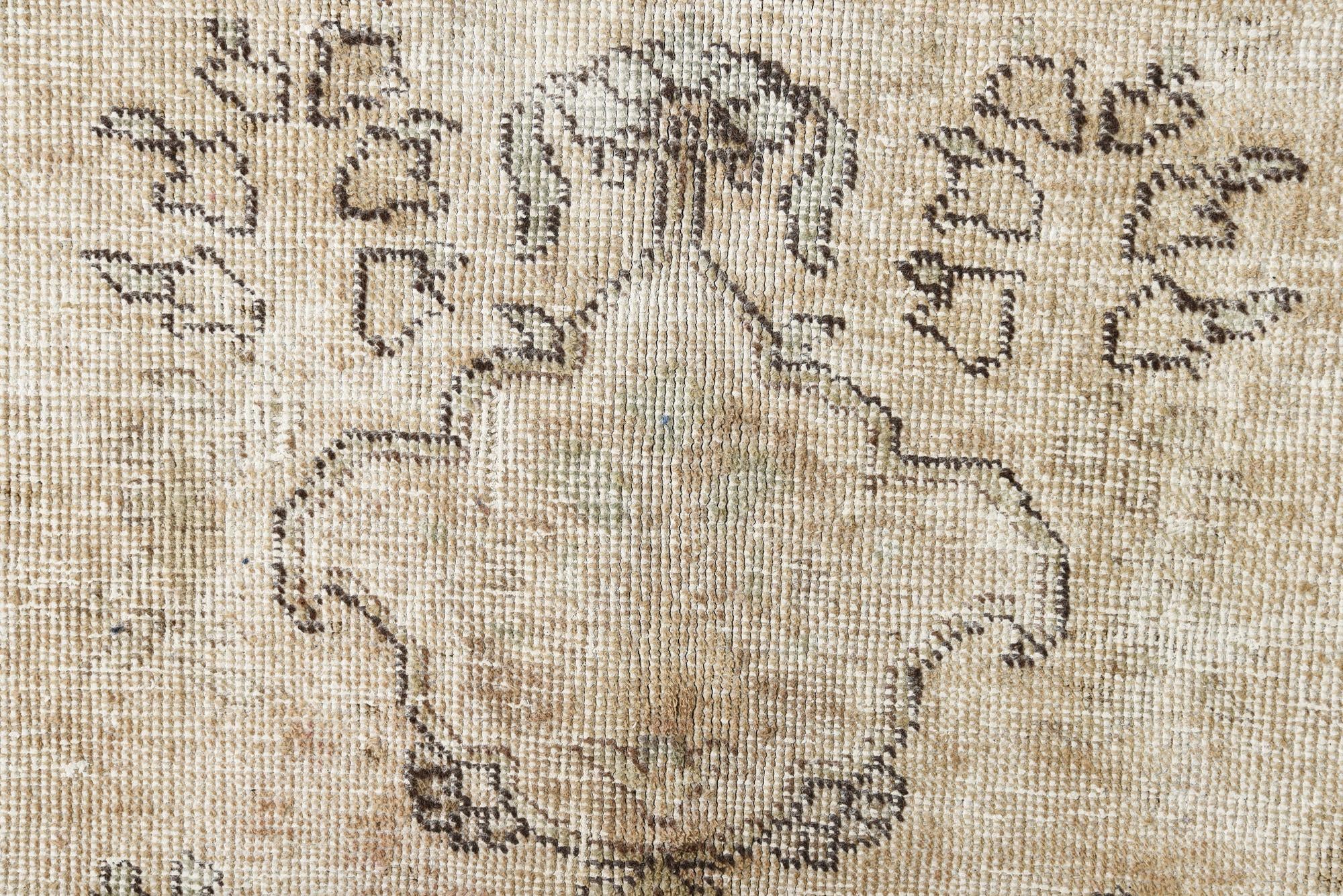 7' 3 x 10' 2 Hand Knotted Ultra Vintage Persian Wool Rug