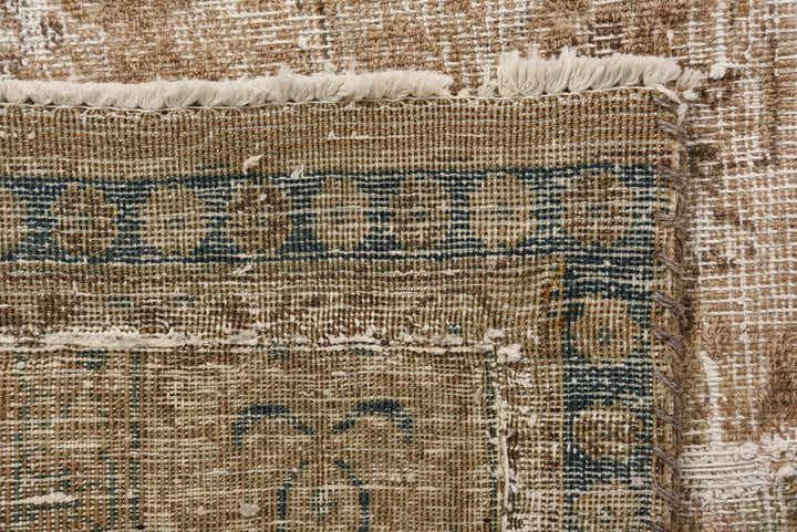 9' 4 x 13' Hand Knotted Ultra Vintage Persian Wool Rug