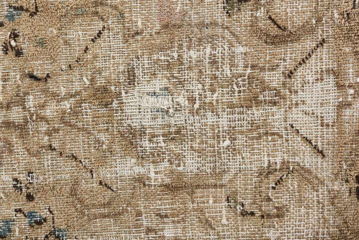 9' 4 x 13' Hand Knotted Ultra Vintage Persian Wool Rug