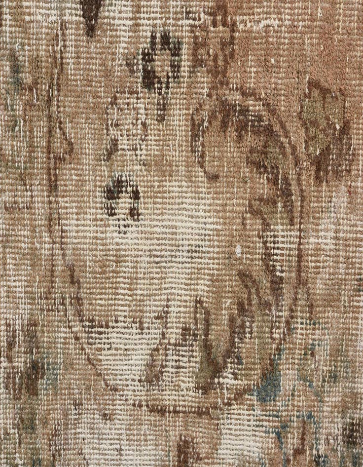 Detail image of 6' 3 x 9' 3  Hand Knotted Ultra Vintage Persian Wool Rug