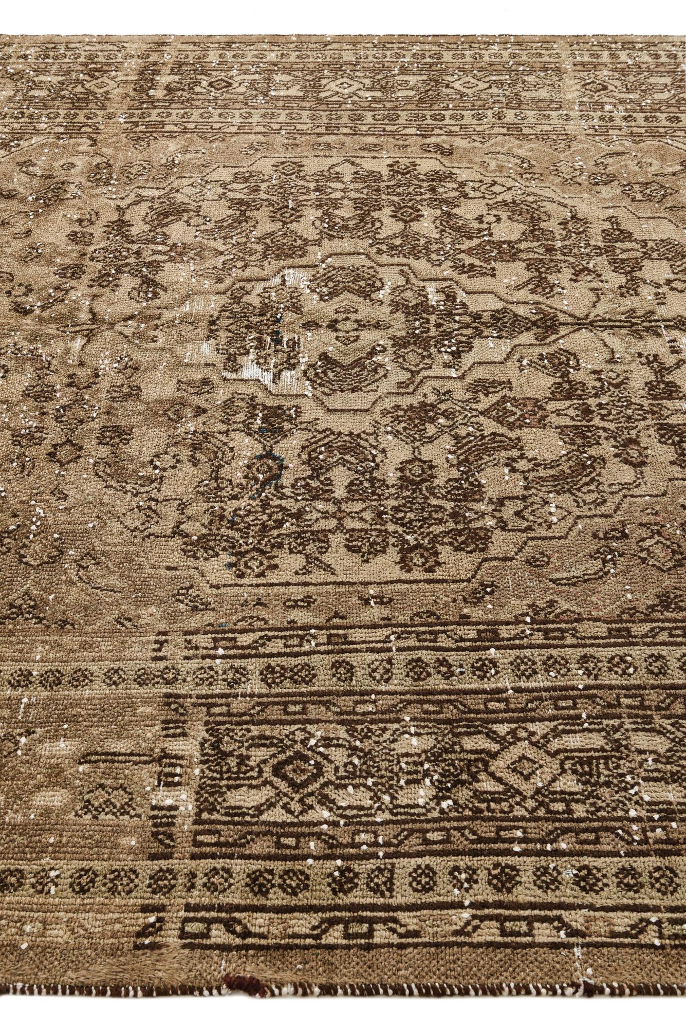 7' 3 x 9' 3 Hand Knotted Ultra Vintage Persian Wool Rug