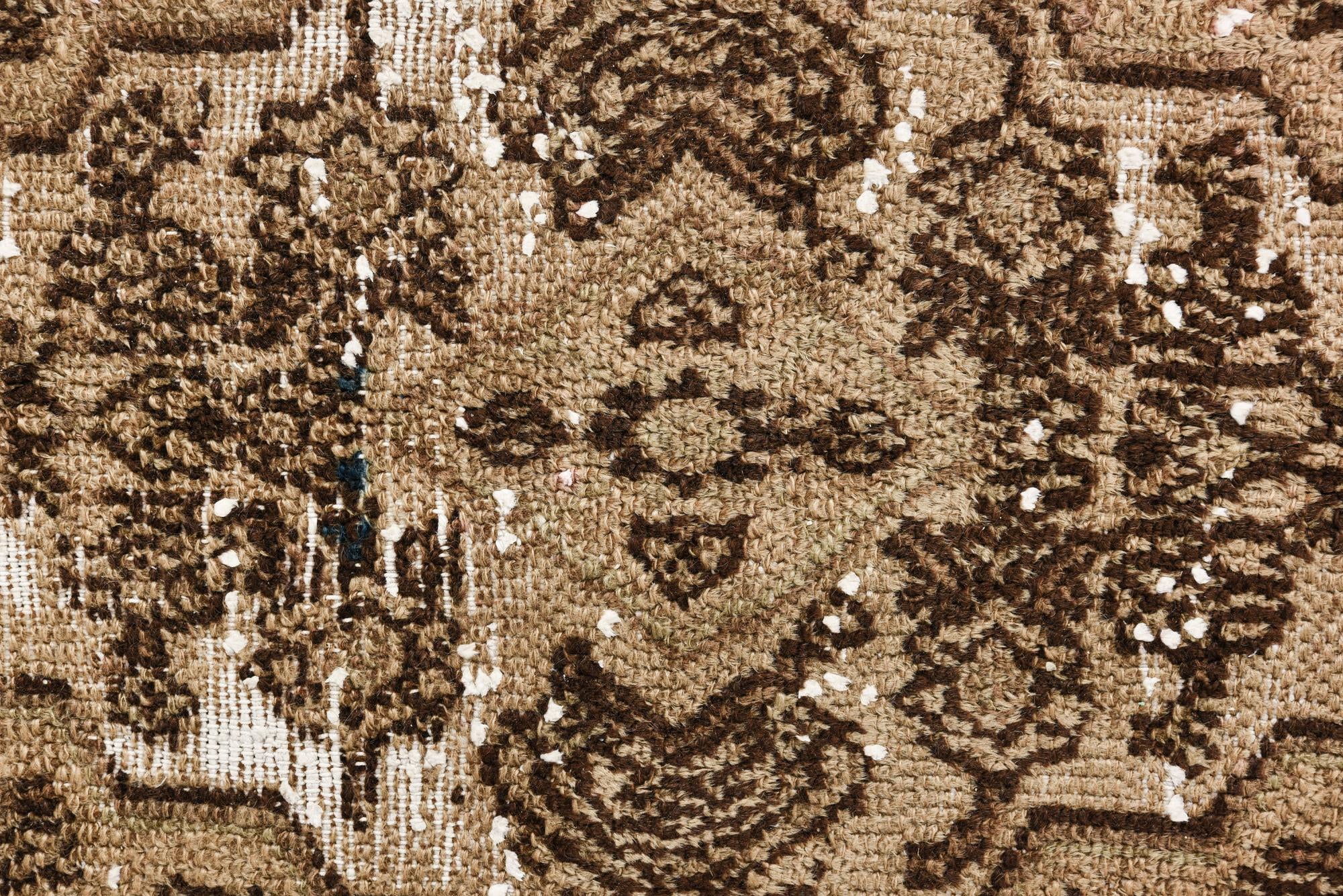 7' 3 x 9' 3 Hand Knotted Ultra Vintage Persian Wool Rug