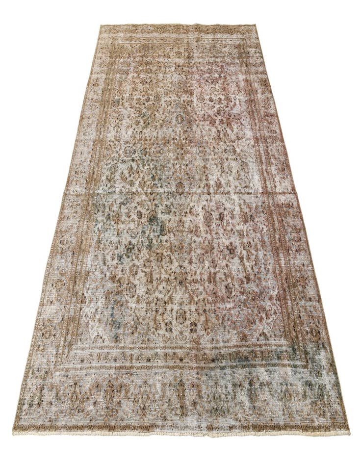 Detail image of 8' 9 x 12' 2  Hand Knotted Ultra Vintage Persian Wool Rug