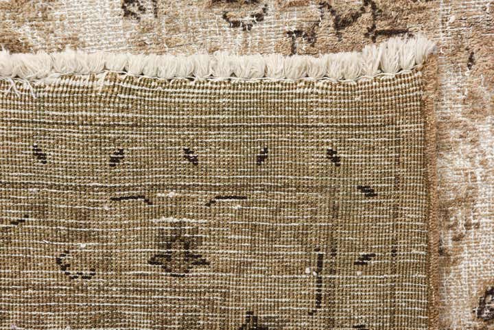 9' 5 x 12' 7 Hand Knotted Ultra Vintage Persian Wool Rug