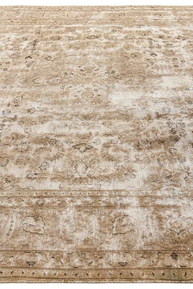 9' 5 x 12' 7 Hand Knotted Ultra Vintage Persian Wool Rug