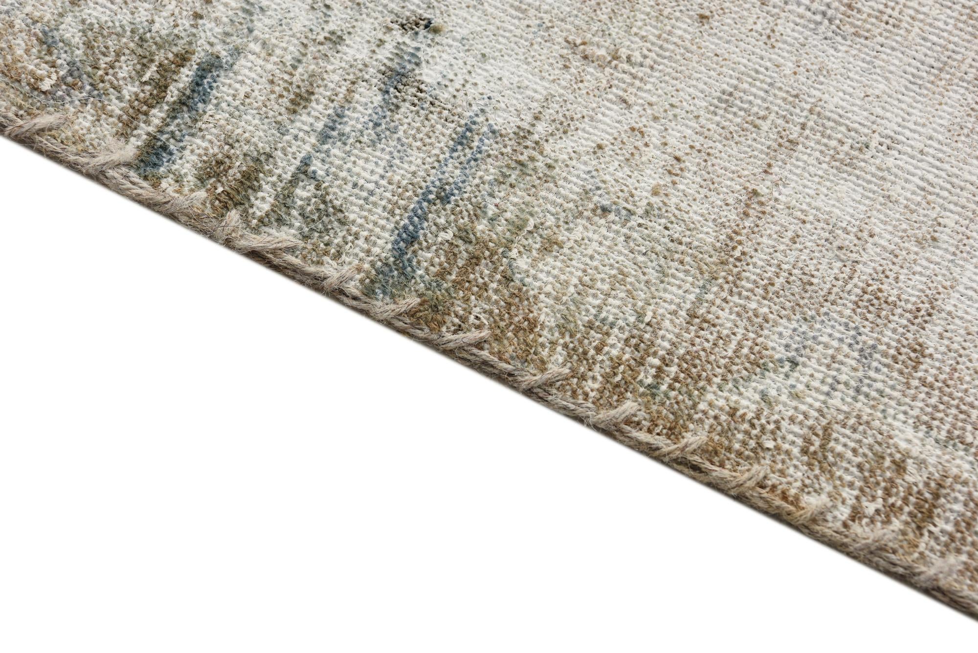 6' 4 x 11' 1 Hand Knotted Ultra Vintage Persian Wool Rug