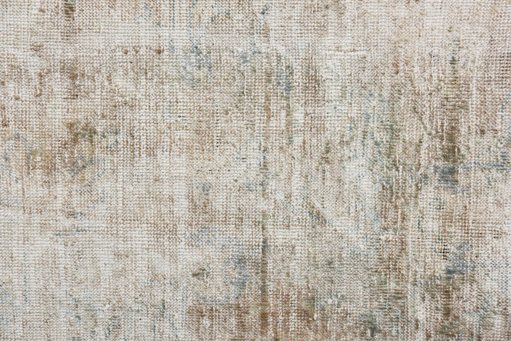 6' 4 x 11' 1 Hand Knotted Ultra Vintage Persian Wool Rug