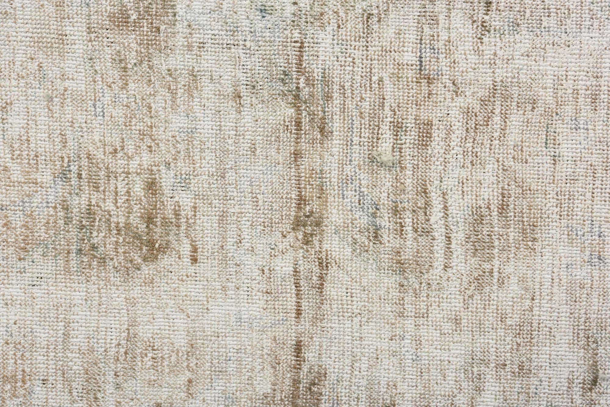 6' 4 x 11' 1 Hand Knotted Ultra Vintage Persian Wool Rug