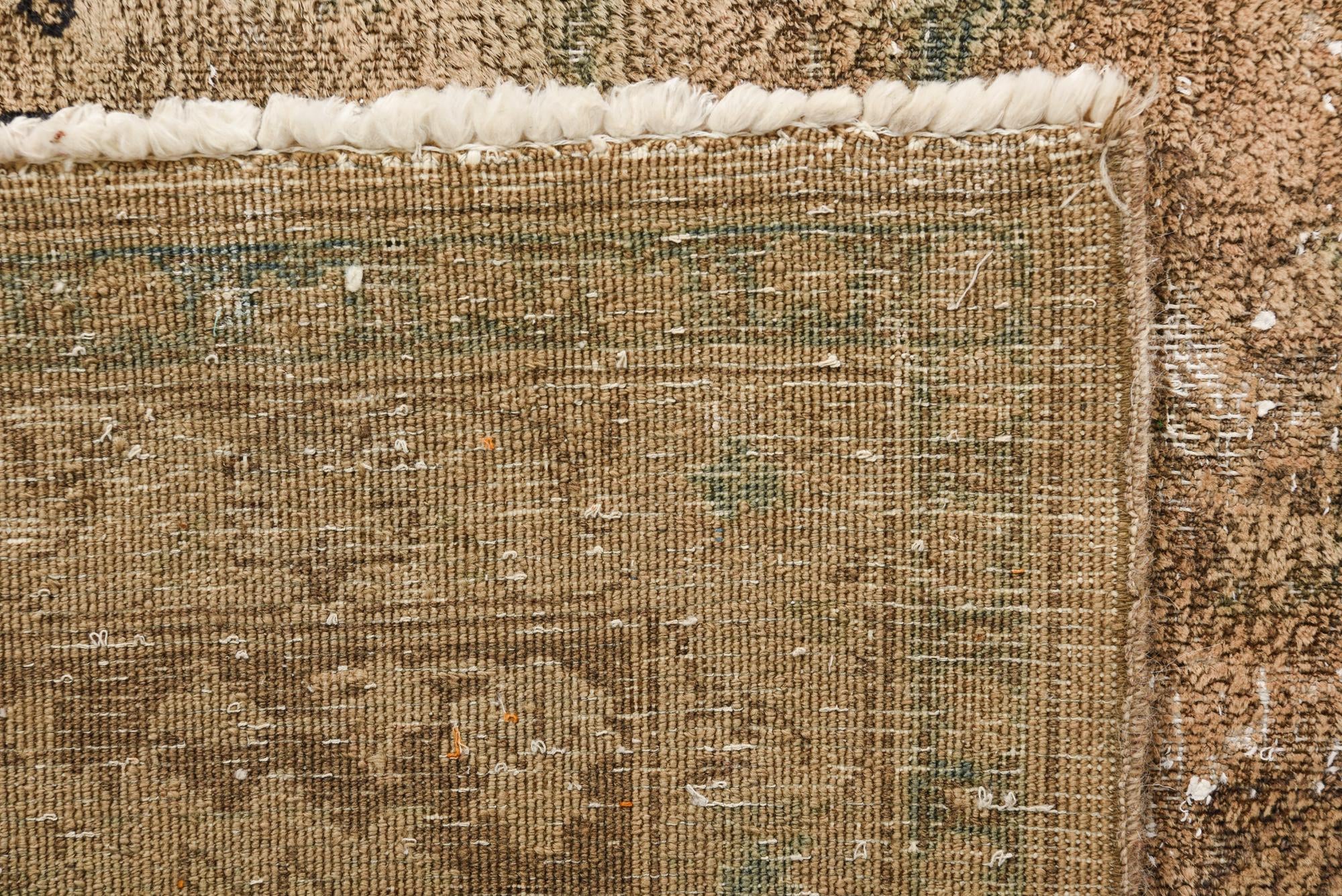 9' 6 x 13' 4 Hand Knotted Ultra Vintage Persian Wool Rug