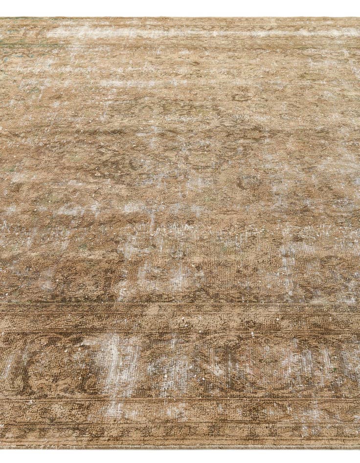 Detail image of 9' 6 x 13' 4  Hand Knotted Ultra Vintage Persian Wool Rug